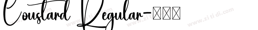 Coustard Regular字体转换 Coustard Regular字体转换